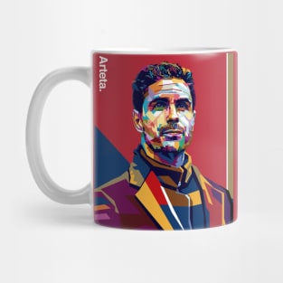 Mikel Arteta Pop art Portrait Mug